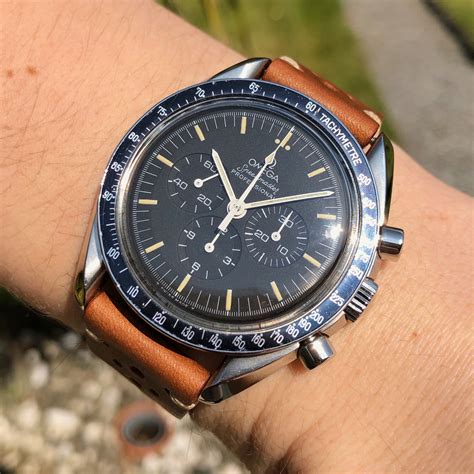 omega speedmaster leather 11 aniversarie|omega apollo 11 vintage.